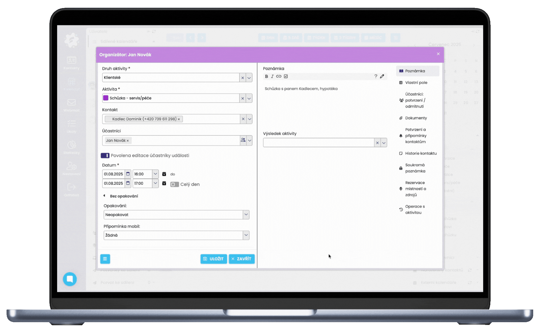 Kalendář FreshFlow