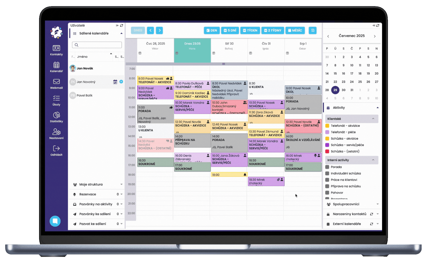 Kalendář FreshFlow