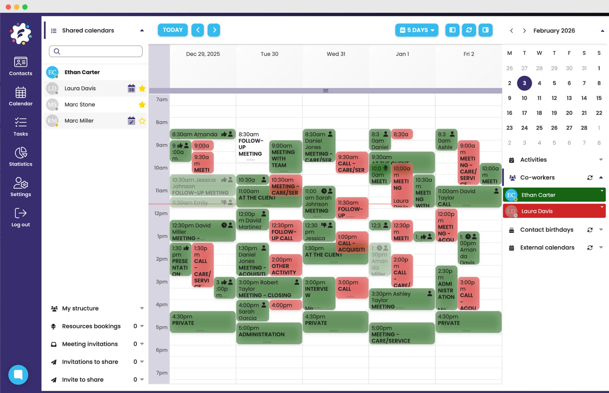 FreshFlow Calendar