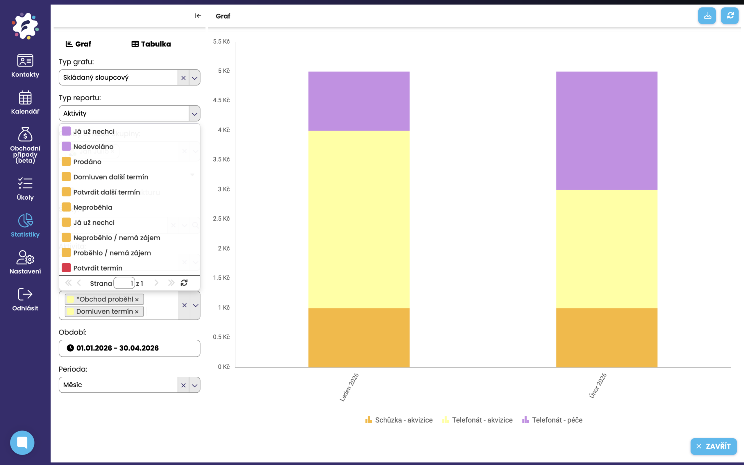 Kalendář FreshFlow